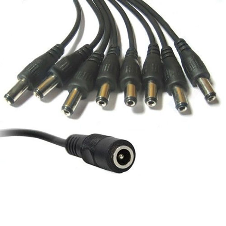 Power Supply Cable DC 1 to 8 Power Splitter Adapter Cable for Security CCTV Camera Power Supply Cable DC 1 to 8 Power Splitter Adapter Cable for Security CCTV Camera